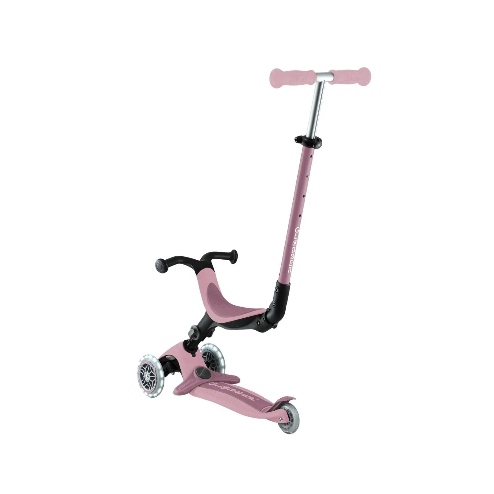 Globber Go Up Active Lights Eco Scooter - Berry | Luxury Home Accessories | Heulog Glow
