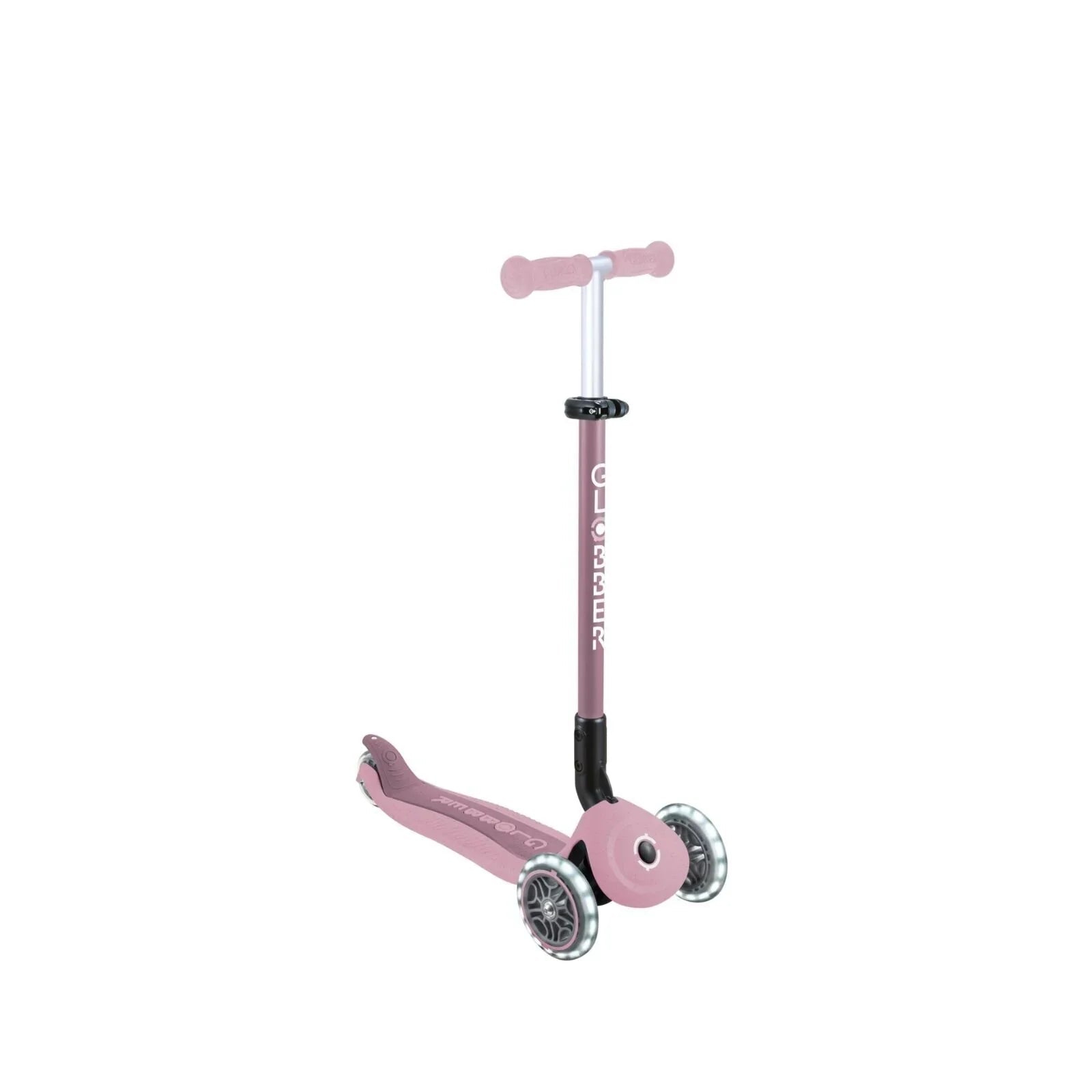 Globber Go Up Active Lights Eco Scooter - Berry | Luxury Home Accessories | Heulog Glow
