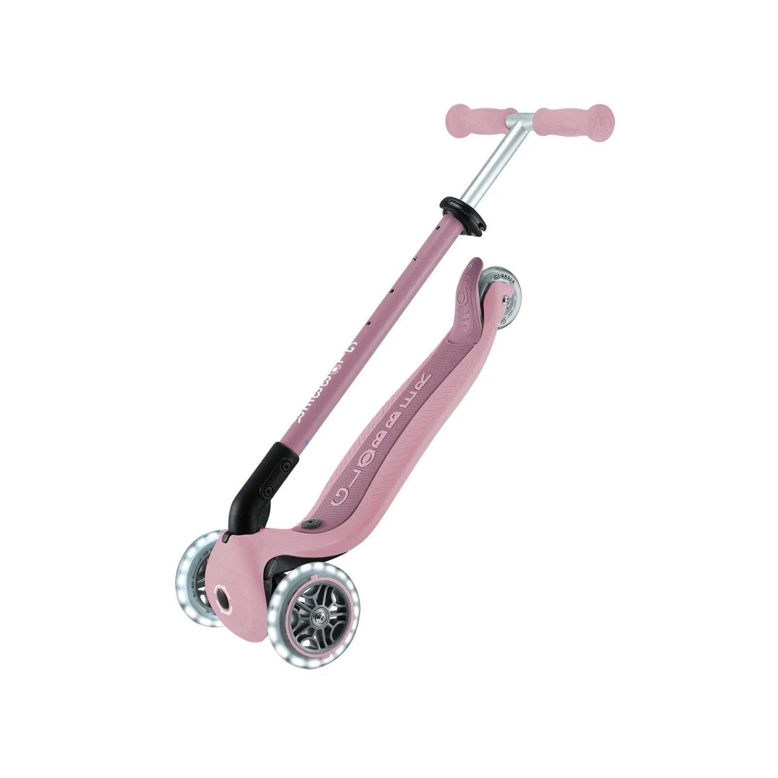 Globber Go Up Active Lights Eco Scooter - Berry | Luxury Home Accessories | Heulog Glow