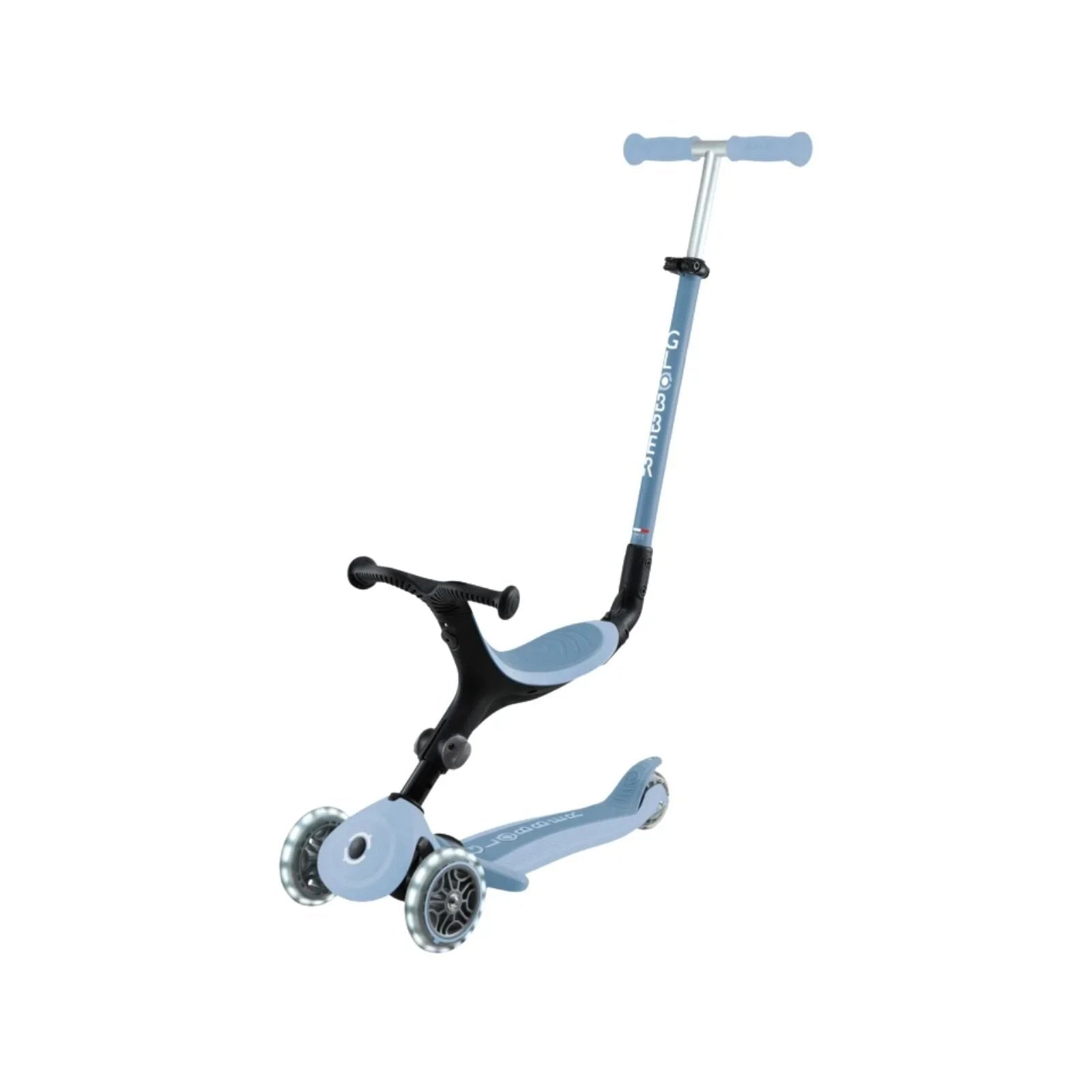 Globber Go Up Active Lights Eco Scooter - Blueberry | Luxury Home Accessories | Heulog Glow