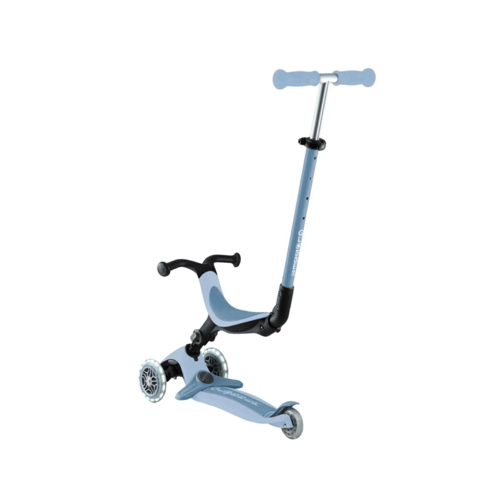 Globber Go Up Active Lights Eco Scooter - Blueberry | Luxury Home Accessories | Heulog Glow