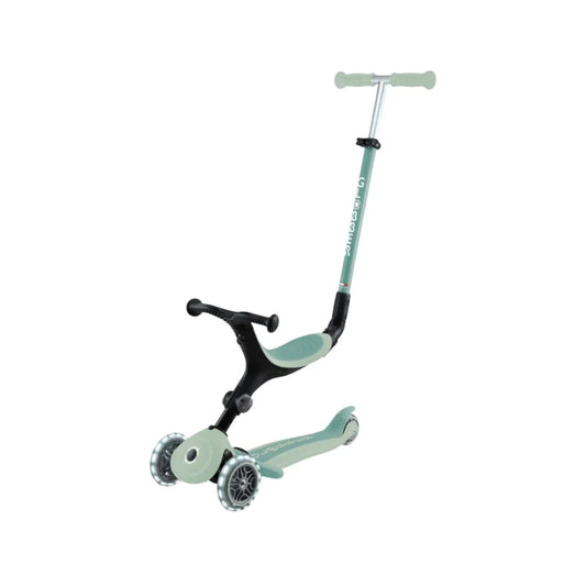Globber Go Up Active Lights Eco Scooter - Pistachio | Luxury Home Accessories | Heulog Glow