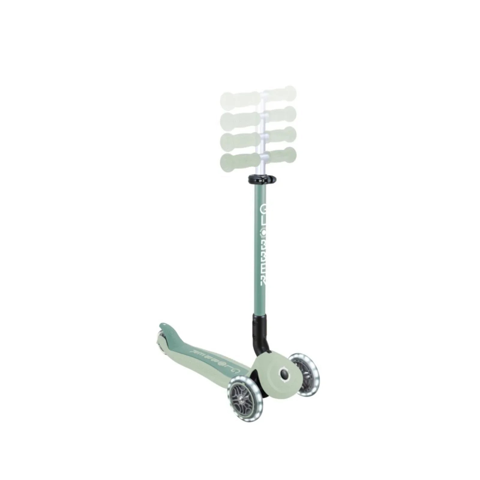 Globber Go Up Active Lights Eco Scooter - Pistachio | Luxury Home Accessories | Heulog Glow
