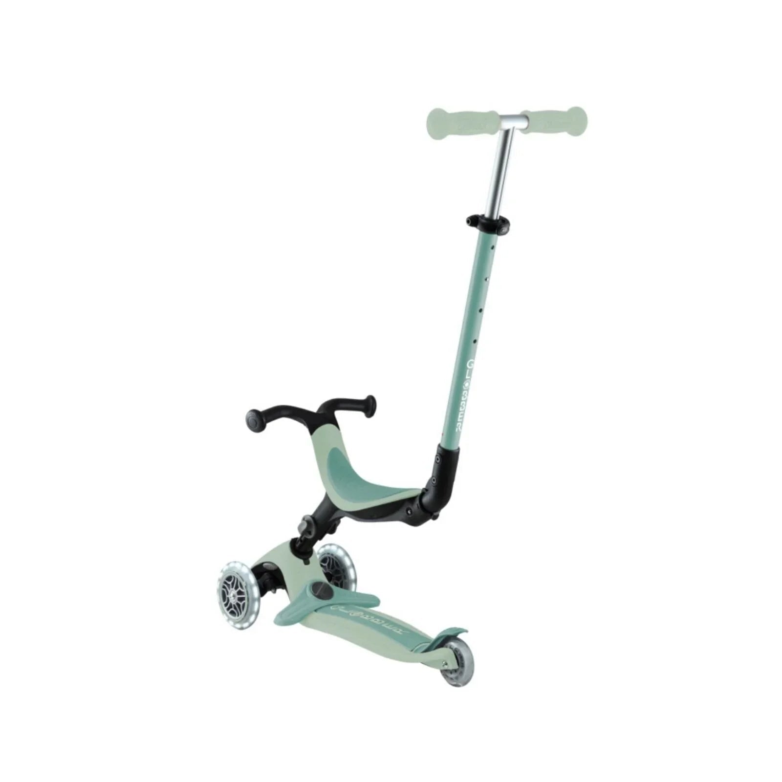 Globber Go Up Active Lights Eco Scooter - Pistachio | Luxury Home Accessories | Heulog Glow