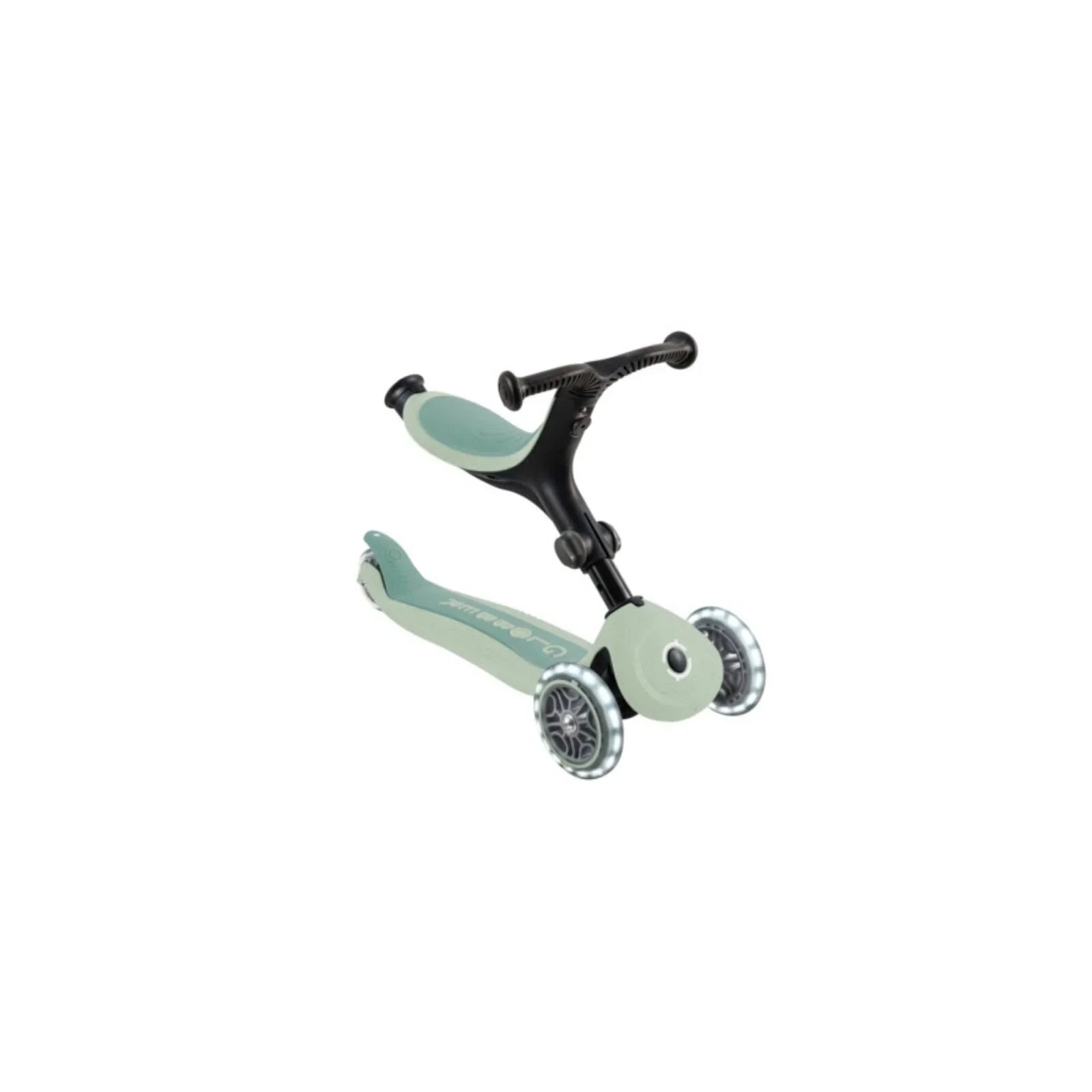 Globber Go Up Active Lights Eco Scooter - Pistachio | Luxury Home Accessories | Heulog Glow