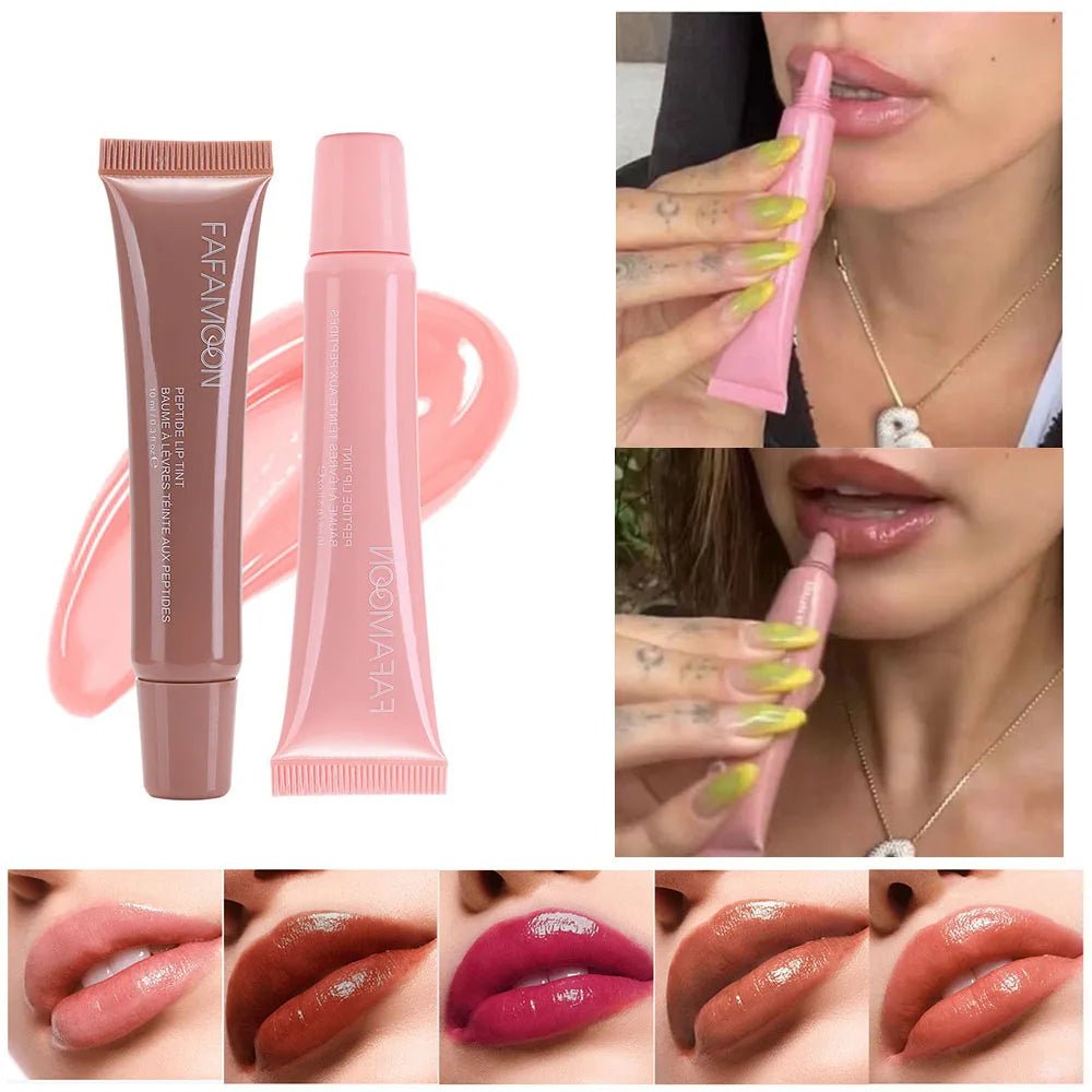 Glossy Lip Glaze Waterproof Long Lasting Lip Gloss Glossy Mirror Tea Red Liquid Lipstick Doodle Lip Korean Makeup | Luxury Home Accessories | Heulog Glow