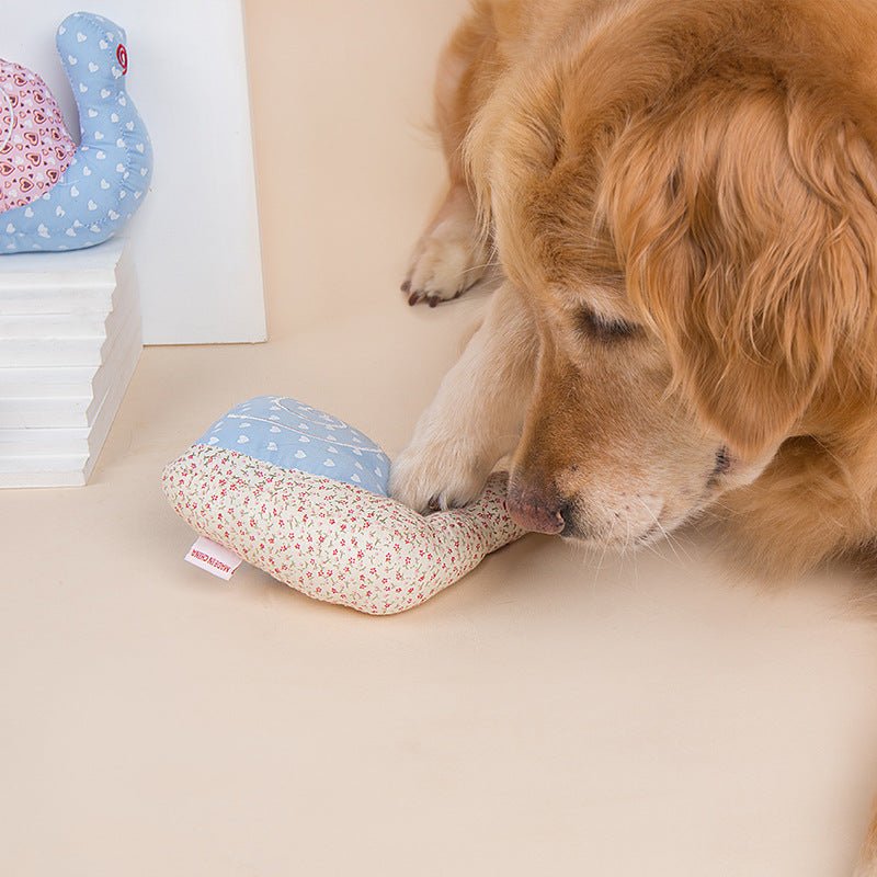 Gnaw Interactive Dog Printed Snail Pet Toy | Luxury Home Accessories | Heulog Glow