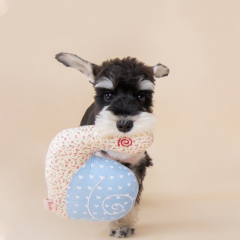 Gnaw Interactive Dog Printed Snail Pet Toy | Luxury Home Accessories | Heulog Glow