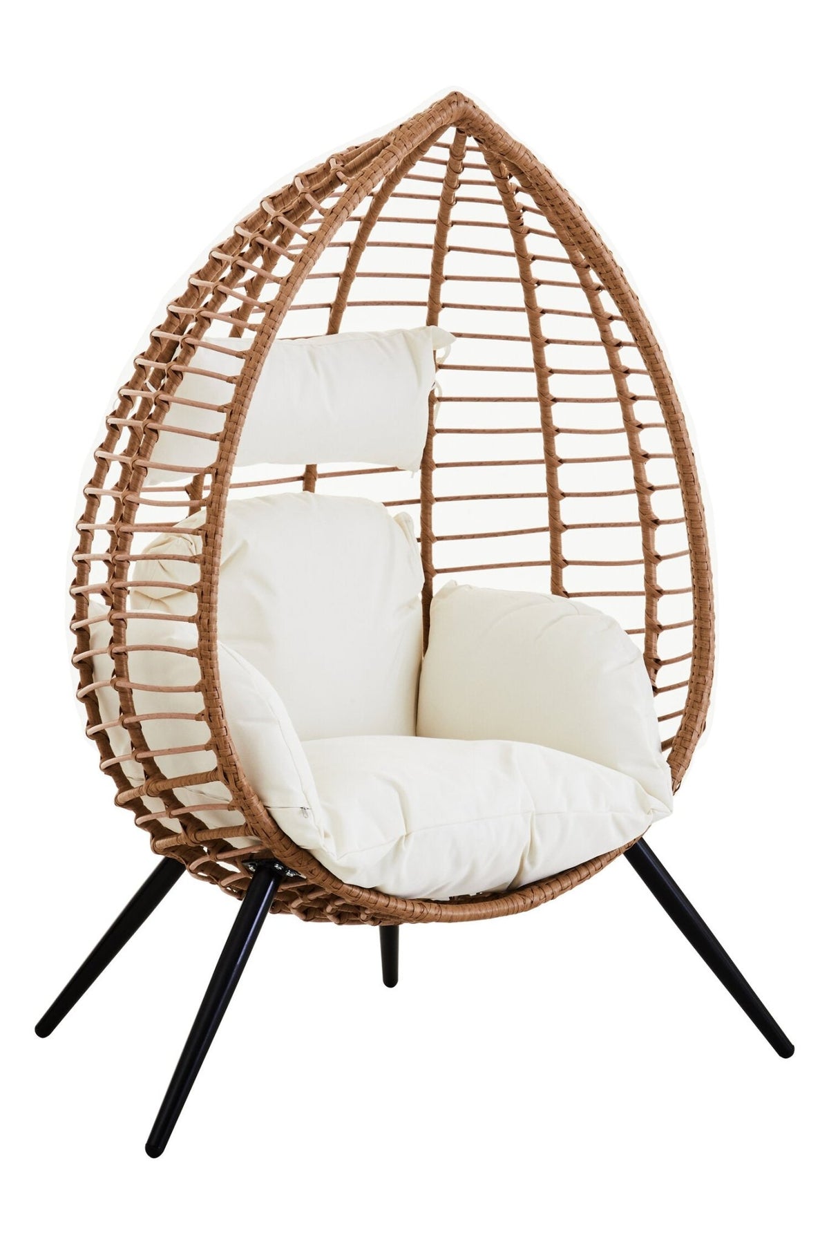 Goa Natural Rattan Effect Chair | Luxury Home Accessories | Heulog Glow