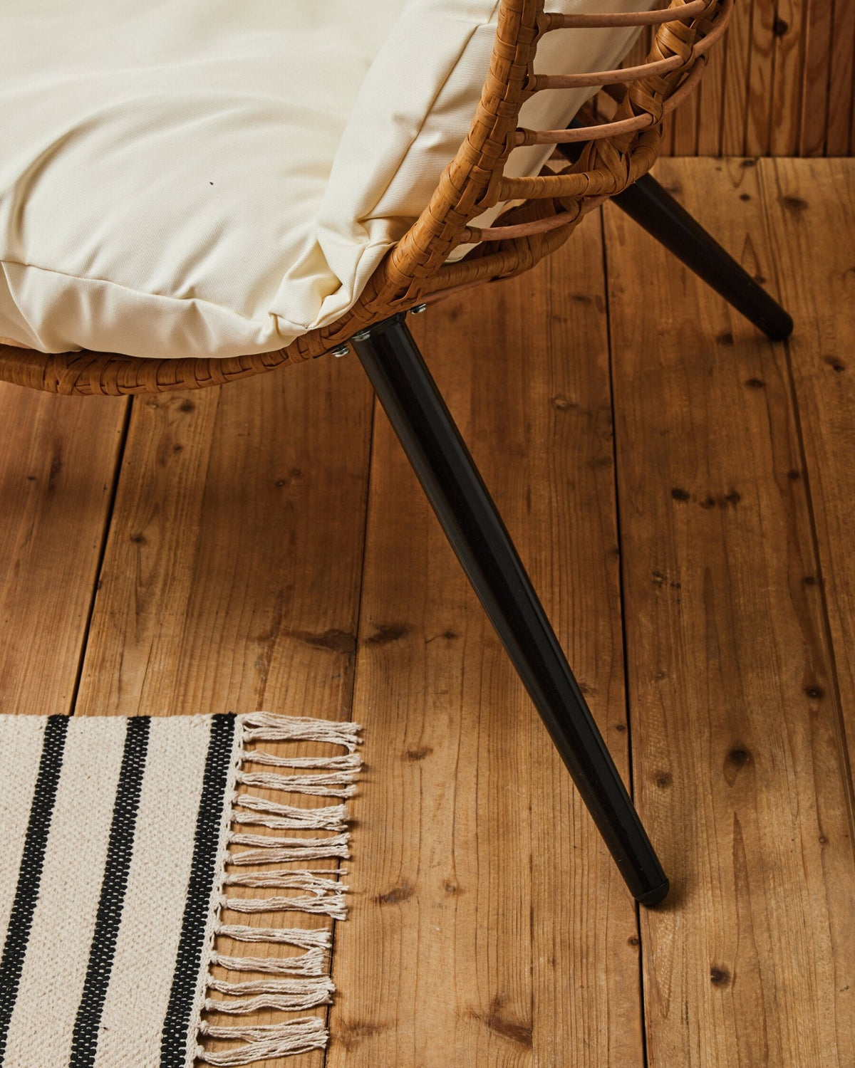 Goa Natural Rattan Effect Chair | Luxury Home Accessories | Heulog Glow