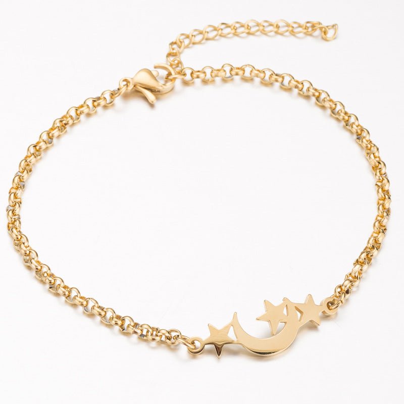 Gold Color Charms Bracelet Femme Stainless Steel Women Jewelry Lucky Origami Elephant Bracelets Friendship Gifts | Luxury Home Accessories | Heulog Glow