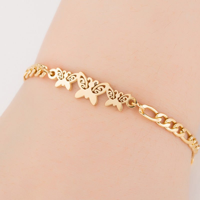 Gold Color Charms Bracelet Femme Stainless Steel Women Jewelry Lucky Origami Elephant Bracelets Friendship Gifts | Luxury Home Accessories | Heulog Glow