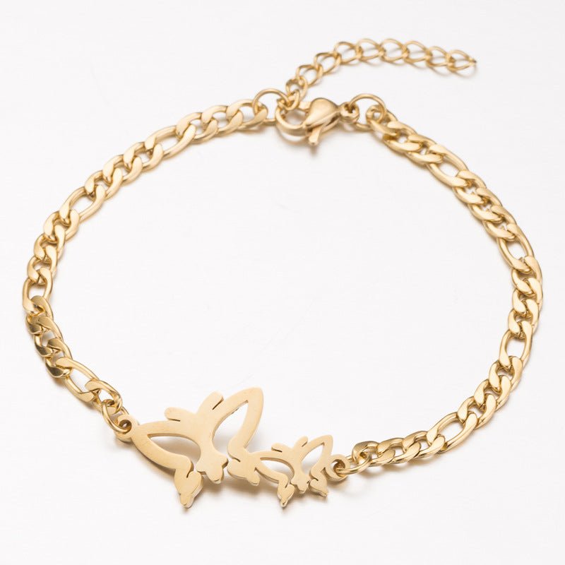 Gold Color Charms Bracelet Femme Stainless Steel Women Jewelry Lucky Origami Elephant Bracelets Friendship Gifts | Luxury Home Accessories | Heulog Glow