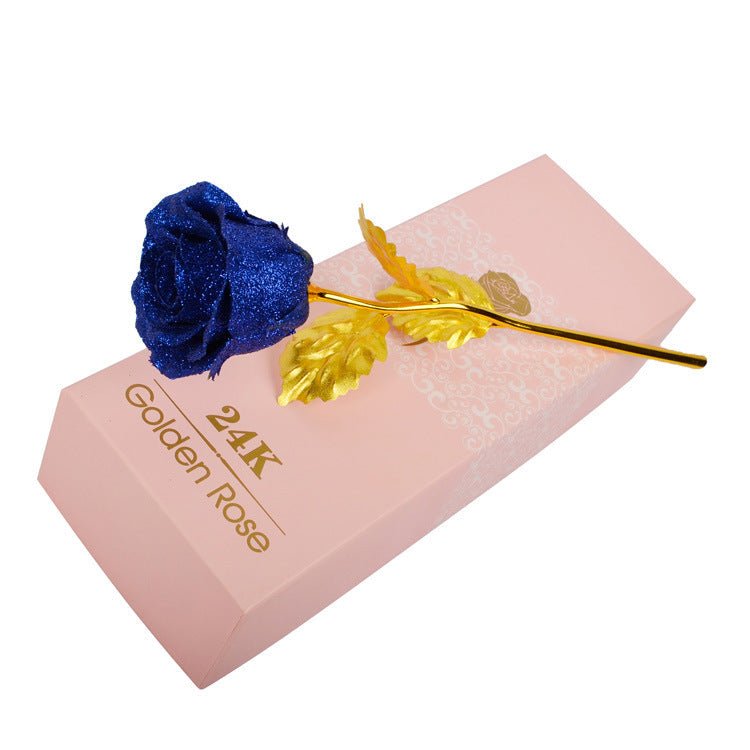 Gold Foil Rose Creative Valentine's Day Gift | Luxury Home Accessories | Heulog Glow