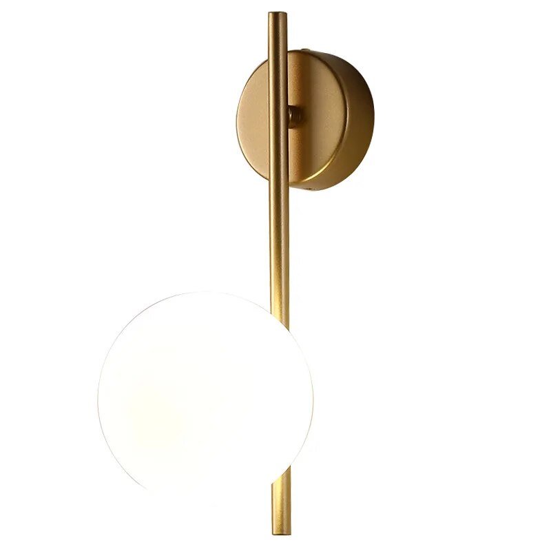 Gold Globe Wall Lamp - Luxury Bedroom Living Room Light Fixture | Luxury Home Accessories | Heulog Glow
