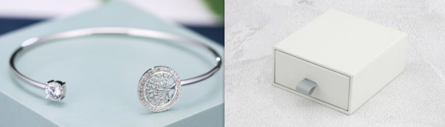 Gold Hope Tree White Diamond Bracelet Women Elegant Retro Style Jewelry | Luxury Home Accessories | Heulog Glow