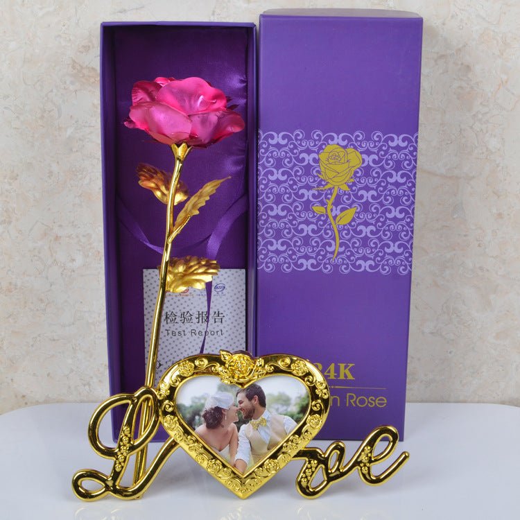 Golden Rose Valentine's Day Gift | Luxury Home Accessories | Heulog Glow