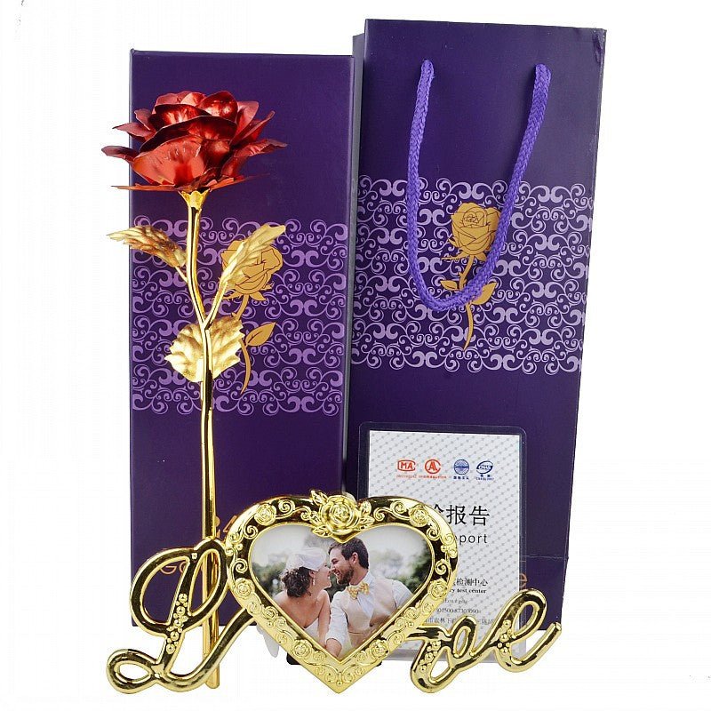 Golden Rose Valentine's Day Gift | Luxury Home Accessories | Heulog Glow