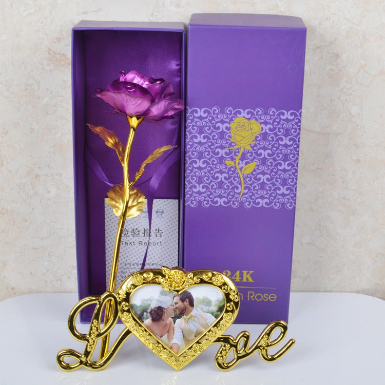 Golden Rose Valentine's Day Gift | Luxury Home Accessories | Heulog Glow