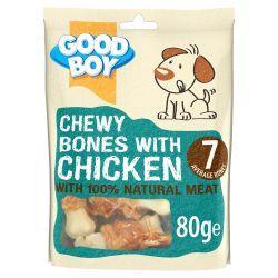 Good Boy Chewy Bones with Chicken, 80g | Luxury Home Accessories | Heulog Glow