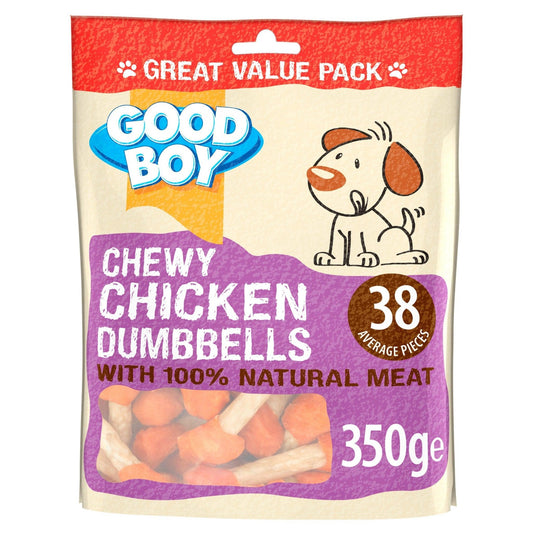 Good Boy Chewy Chicken Dumbbell 3x350g | Luxury Home Accessories | Heulog Glow