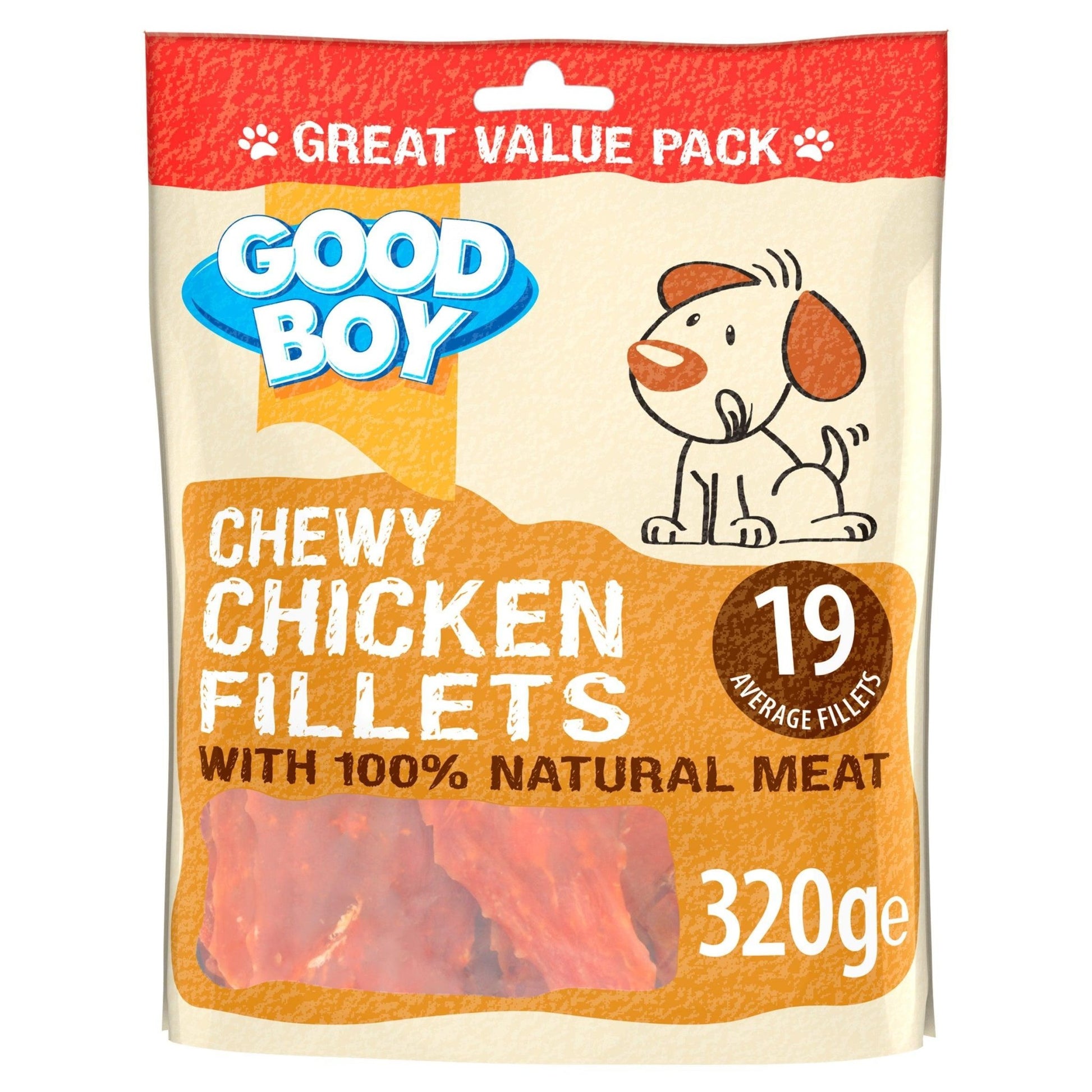 Good Boy Chewy Chicken Fillets 3x320g | Luxury Home Accessories | Heulog Glow