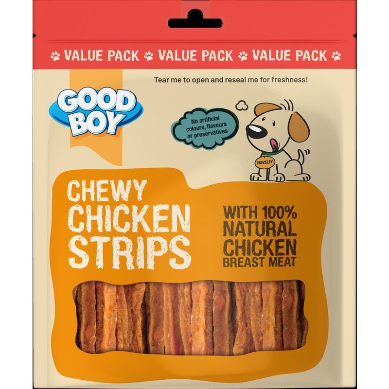 Good Boy Chewy Chicken Strips 350g | Luxury Home Accessories | Heulog Glow
