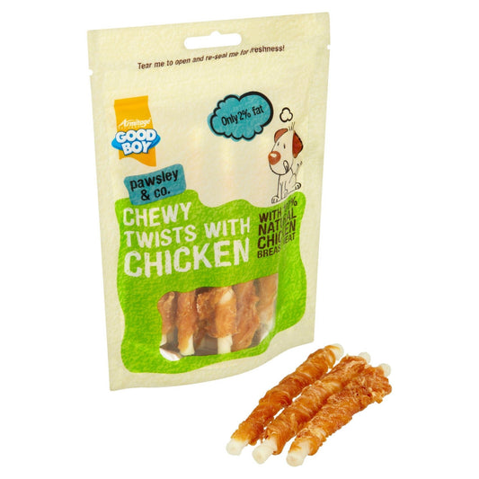 Good Boy Chewy Twists Chicken 90gx10 | Luxury Home Accessories | Heulog Glow