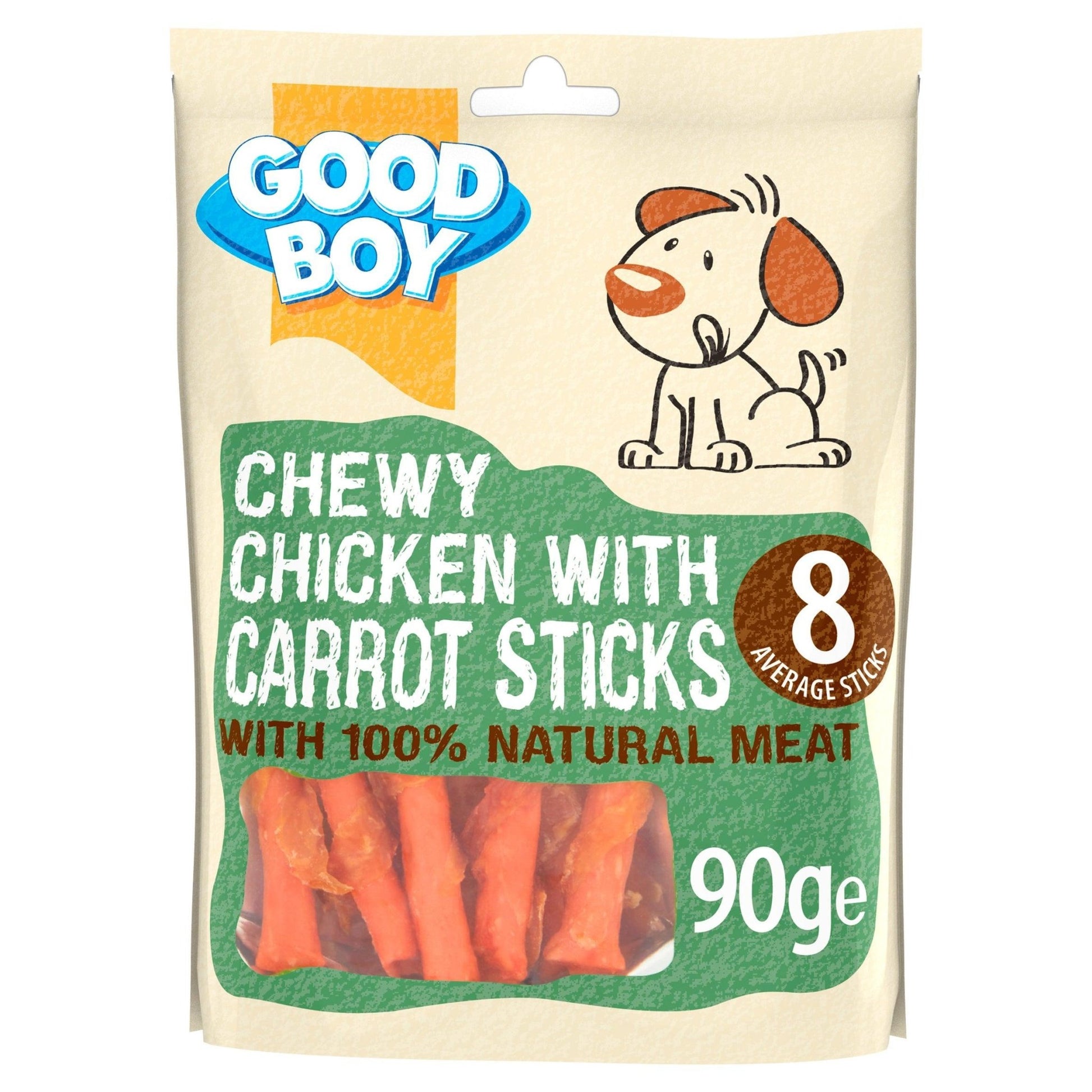 Good Boy Chicken & Carrot Sticks 10x90g | Luxury Home Accessories | Heulog Glow