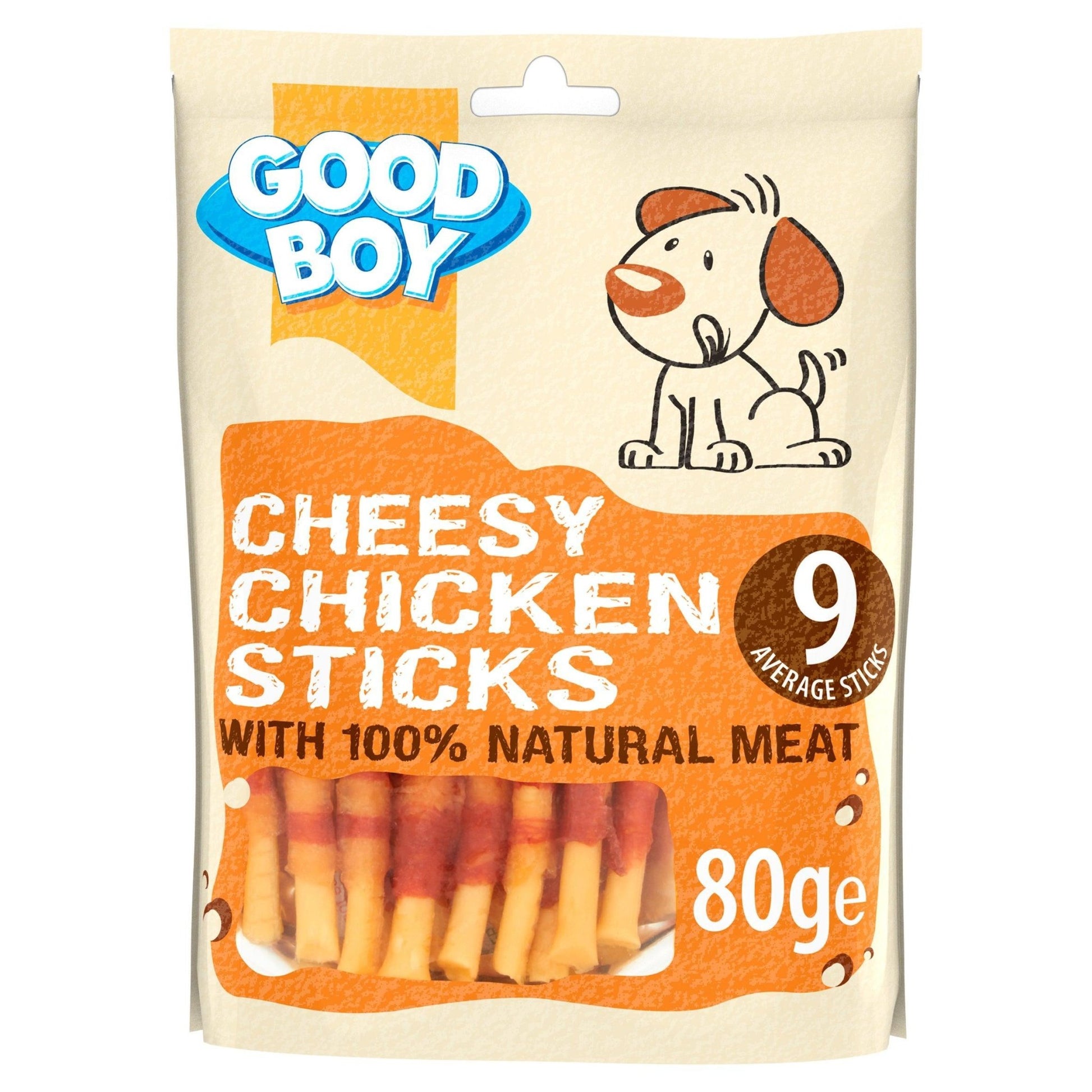 Good Boy Chicken Cheese Sticks 10x80g | Luxury Home Accessories | Heulog Glow