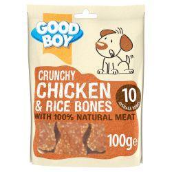 Good Boy Chicken & Rice Bones, 100g | Luxury Home Accessories | Heulog Glow