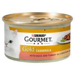 Gourmet Gold Casserole Duck & Turkey 12 x 85g | Luxury Home Accessories | Heulog Glow