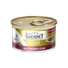 Gourmet Gold Chicken & Liver Chunks in Gravy 12 x 85g | Luxury Home Accessories | Heulog Glow