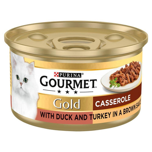 Gourmet Gold Duck & Turkey Casser 12x85g | Luxury Home Accessories | Heulog Glow