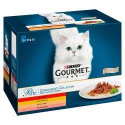 Gourmet Perle Connoisseurs Collection (Beef, Chicken, Rabbit, Salmon), 85g | Luxury Home Accessories | Heulog Glow