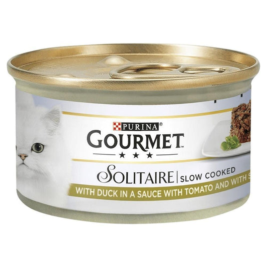 Gourmet Solitaire Slow Cook Duck 12x85g | Luxury Home Accessories | Heulog Glow