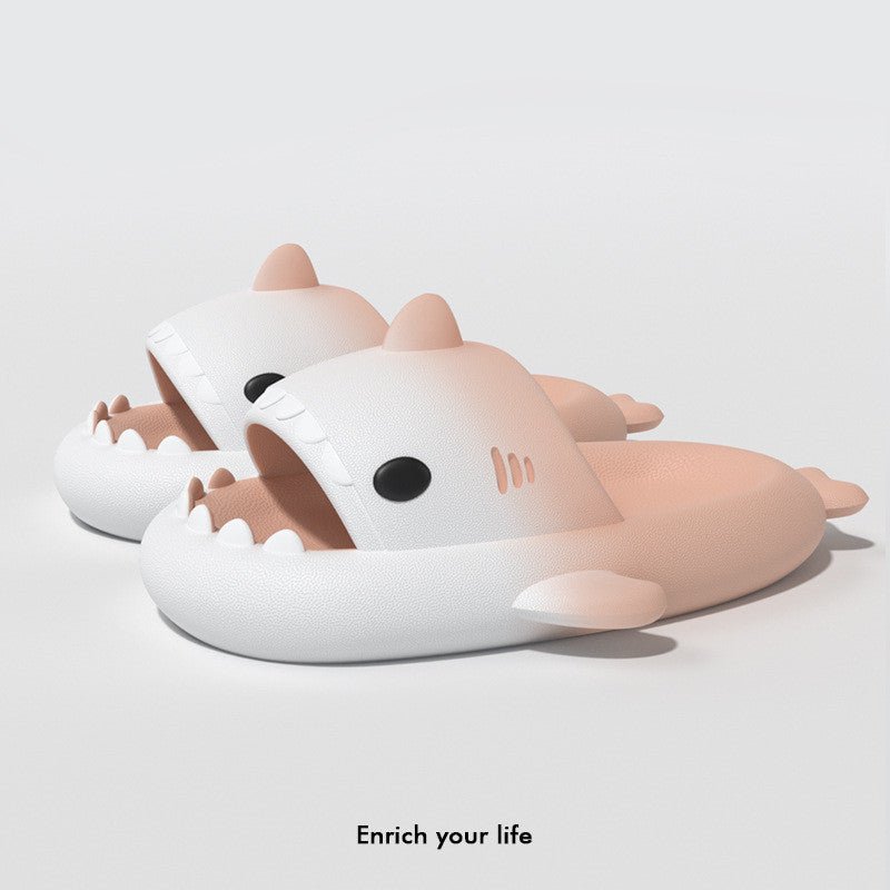 Gradient Shark Slippers Men's Home Bathroom Non-slip | Luxury Home Accessories | Heulog Glow