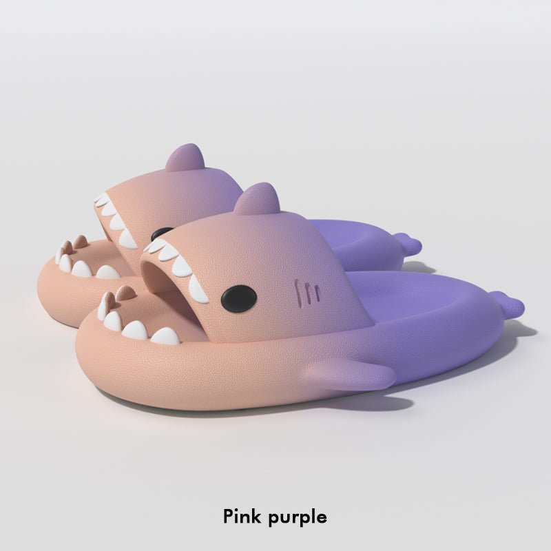 Gradient Shark Slippers Men's Home Bathroom Non-slip | Luxury Home Accessories | Heulog Glow