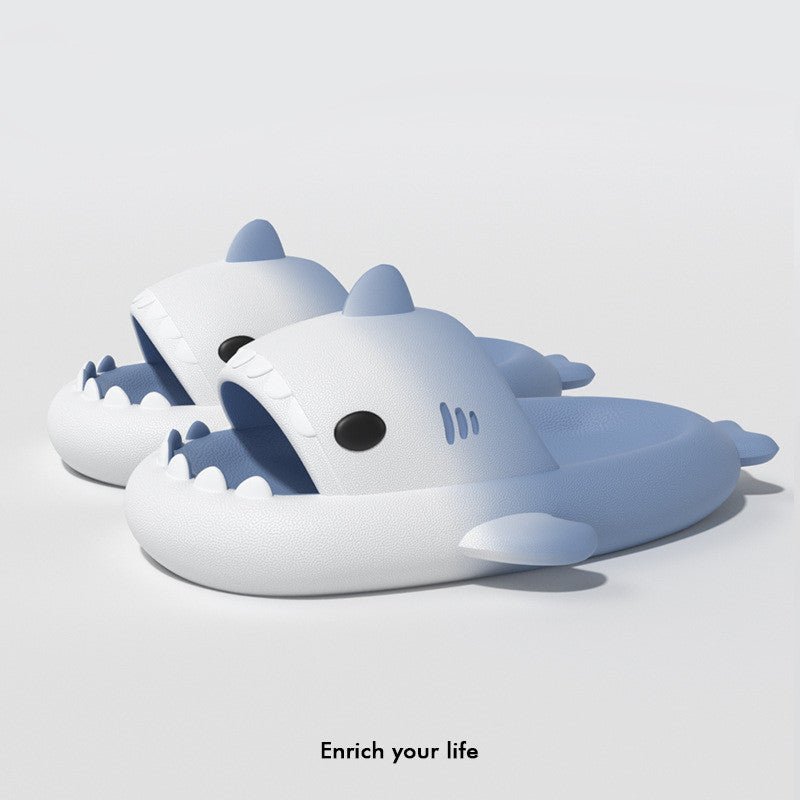 Gradient Shark Slippers Men's Home Bathroom Non-slip | Luxury Home Accessories | Heulog Glow
