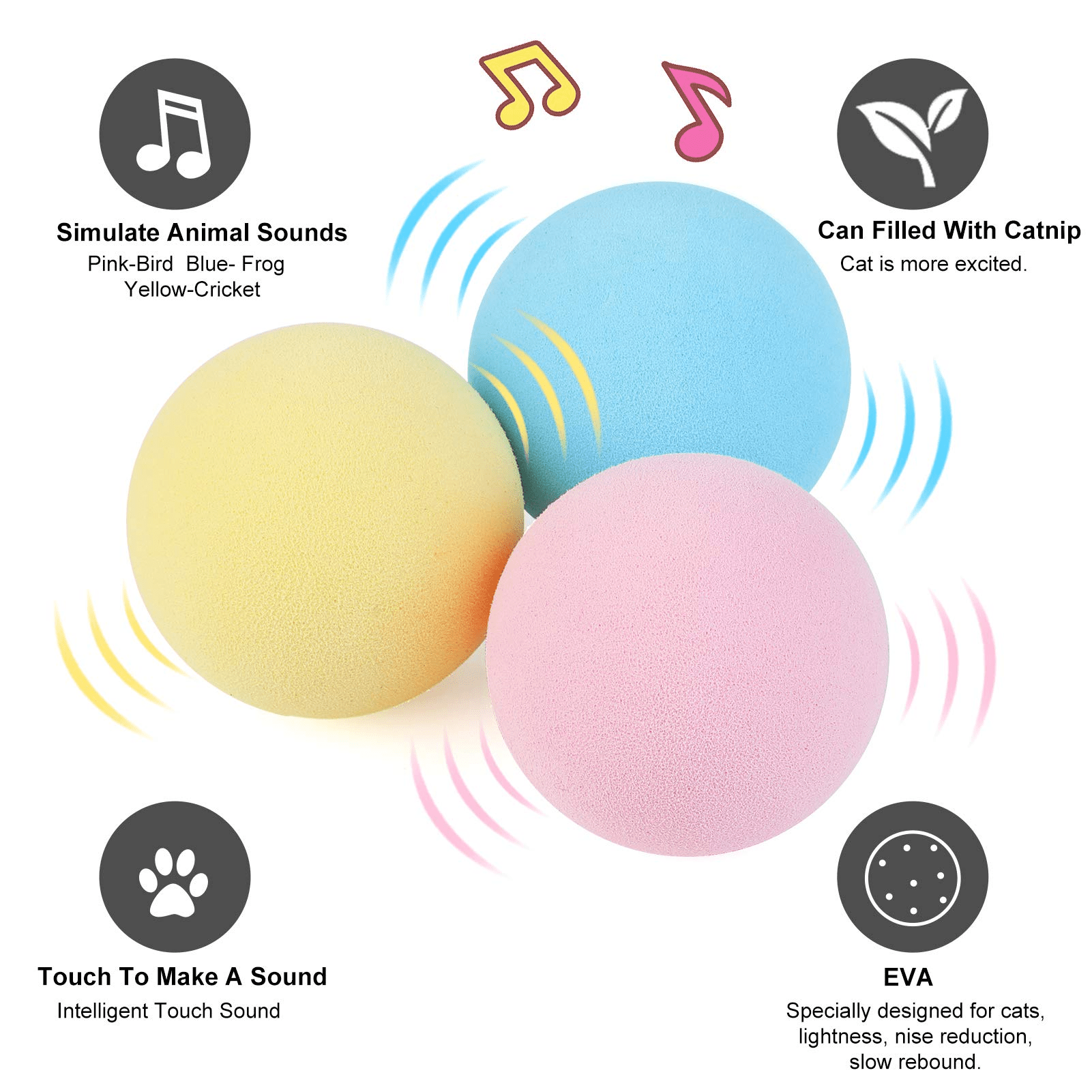 Gravity Called The Ball Mint Kitten Self-hey Toy | Luxury Home Accessories | Heulog Glow
