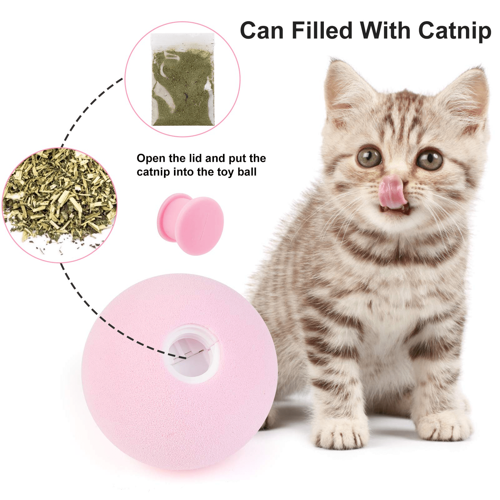 Gravity Called The Ball Mint Kitten Self-hey Toy | Luxury Home Accessories | Heulog Glow