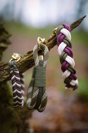 Grizedale Forest Braided - Handmade Paracord Dog Collar. | Luxury Home Accessories | Heulog Glow