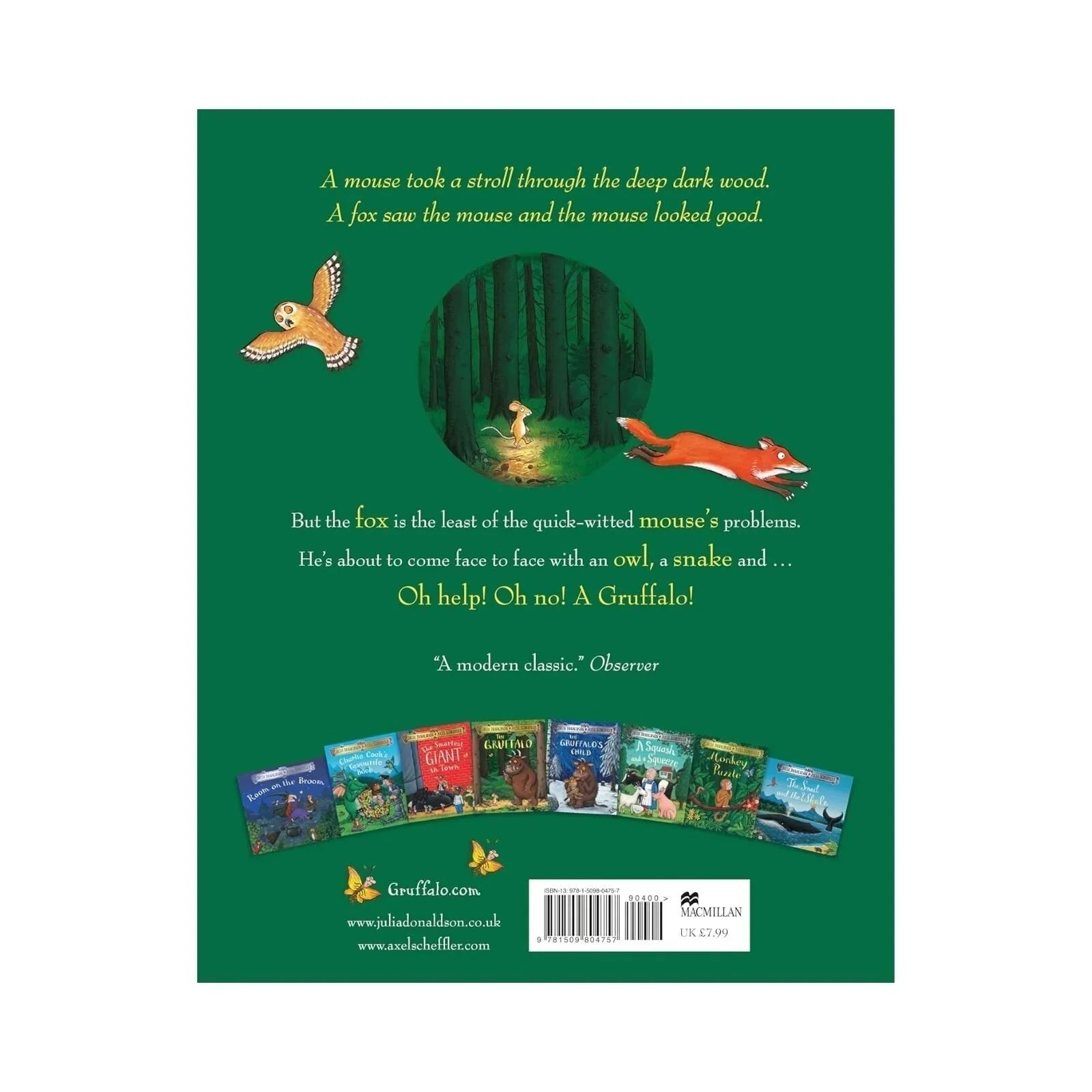 Gruffalo Paperback Book | Luxury Home Accessories | Heulog Glow