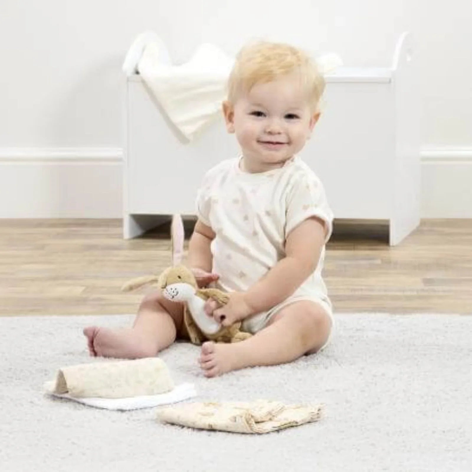 Guess How Much I Love You Soft Toy and Muslin Gift Set | Luxury Home Accessories | Heulog Glow