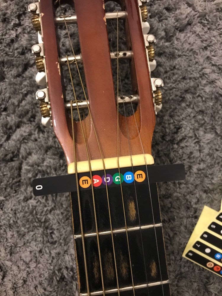 Guitar Fretboard Sticker Notes Map Labels Sticker Fingerboard Fret Decals for 6 String Acoustic-Electric Guitar | Luxury Home Accessories | Heulog Glow