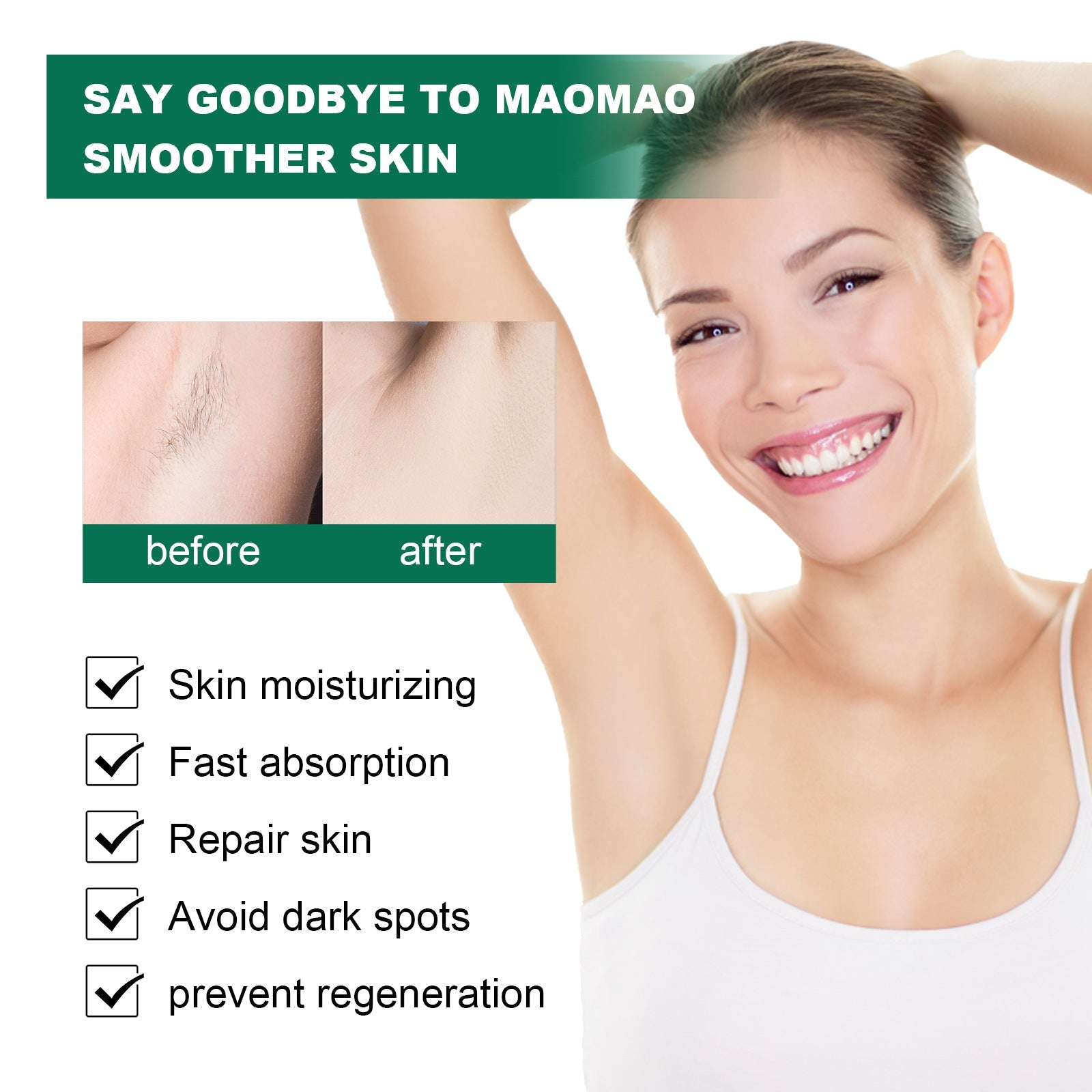 Hair Removal Spray Fast And Gentle Whole Body | Luxury Home Accessories | Heulog Glow