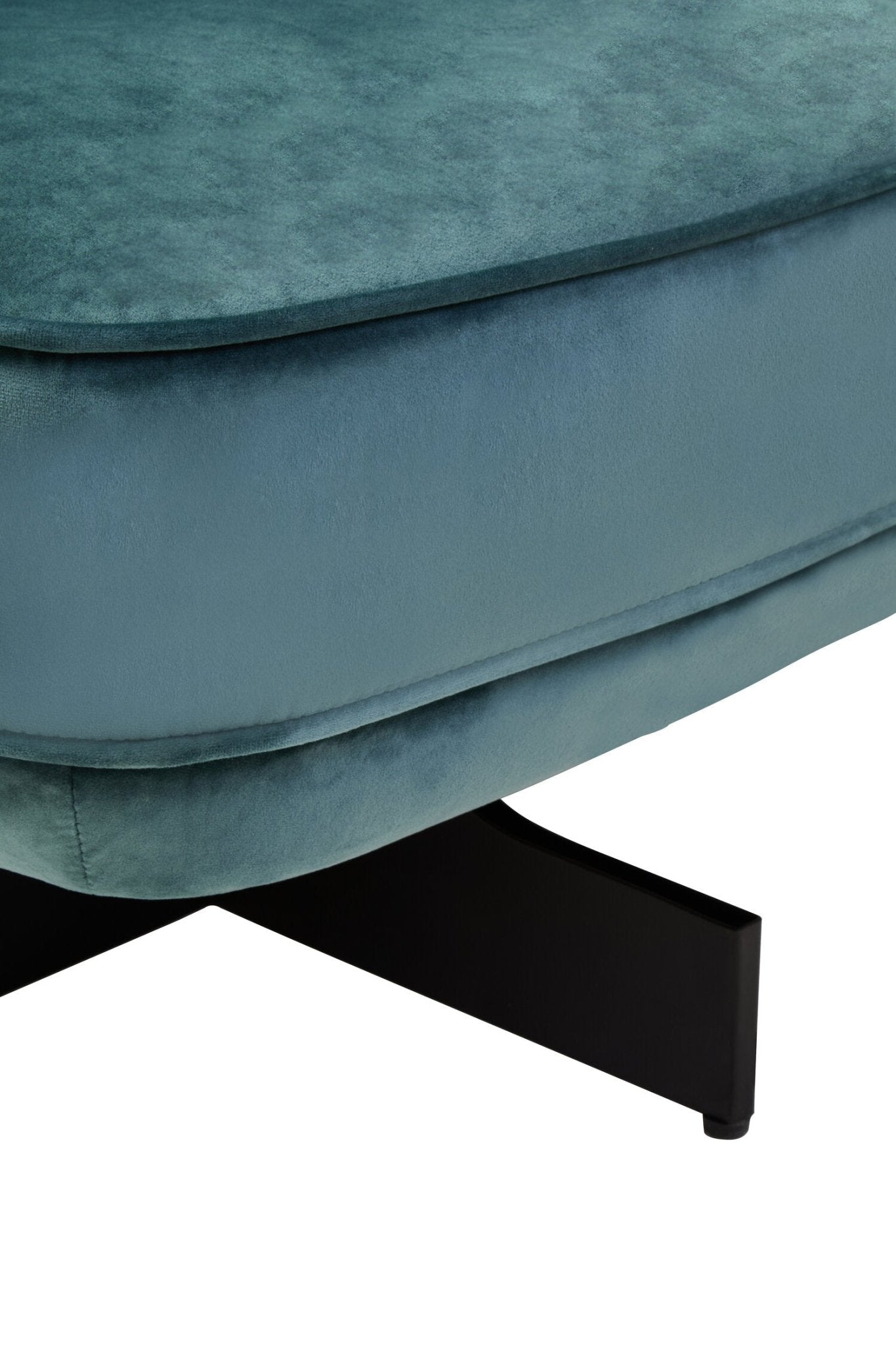 Hale Azure Velvet Swivel Chair | Luxury Home Accessories | Heulog Glow