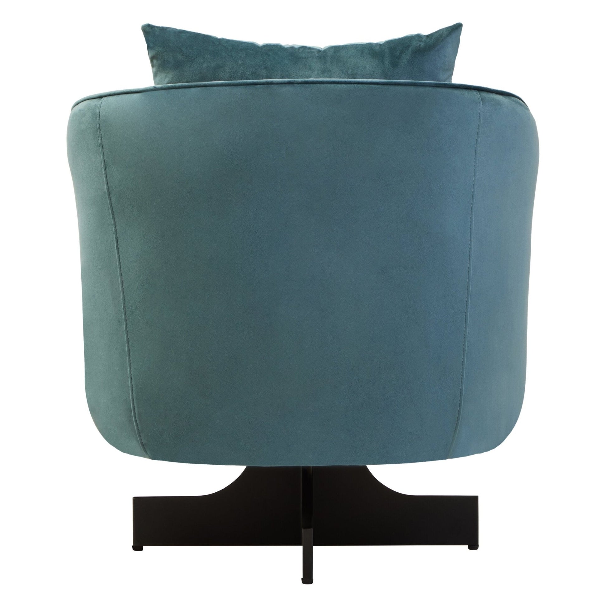 Hale Azure Velvet Swivel Chair | Luxury Home Accessories | Heulog Glow