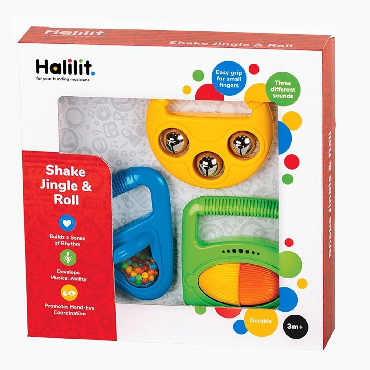 Halilit Shake, Jingle & Roll Gift Set | Luxury Home Accessories | Heulog Glow