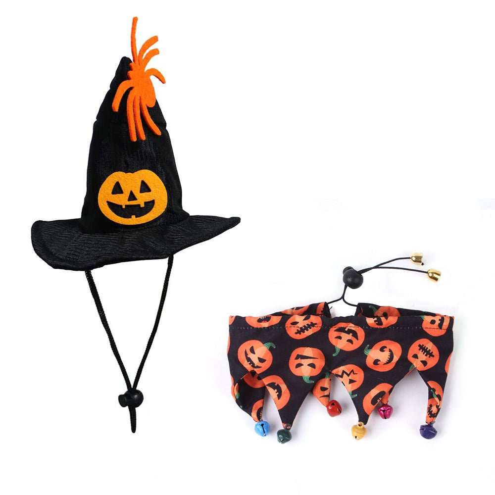 Halloween Cat Hat Scarf Set | Luxury Home Accessories | Heulog Glow
